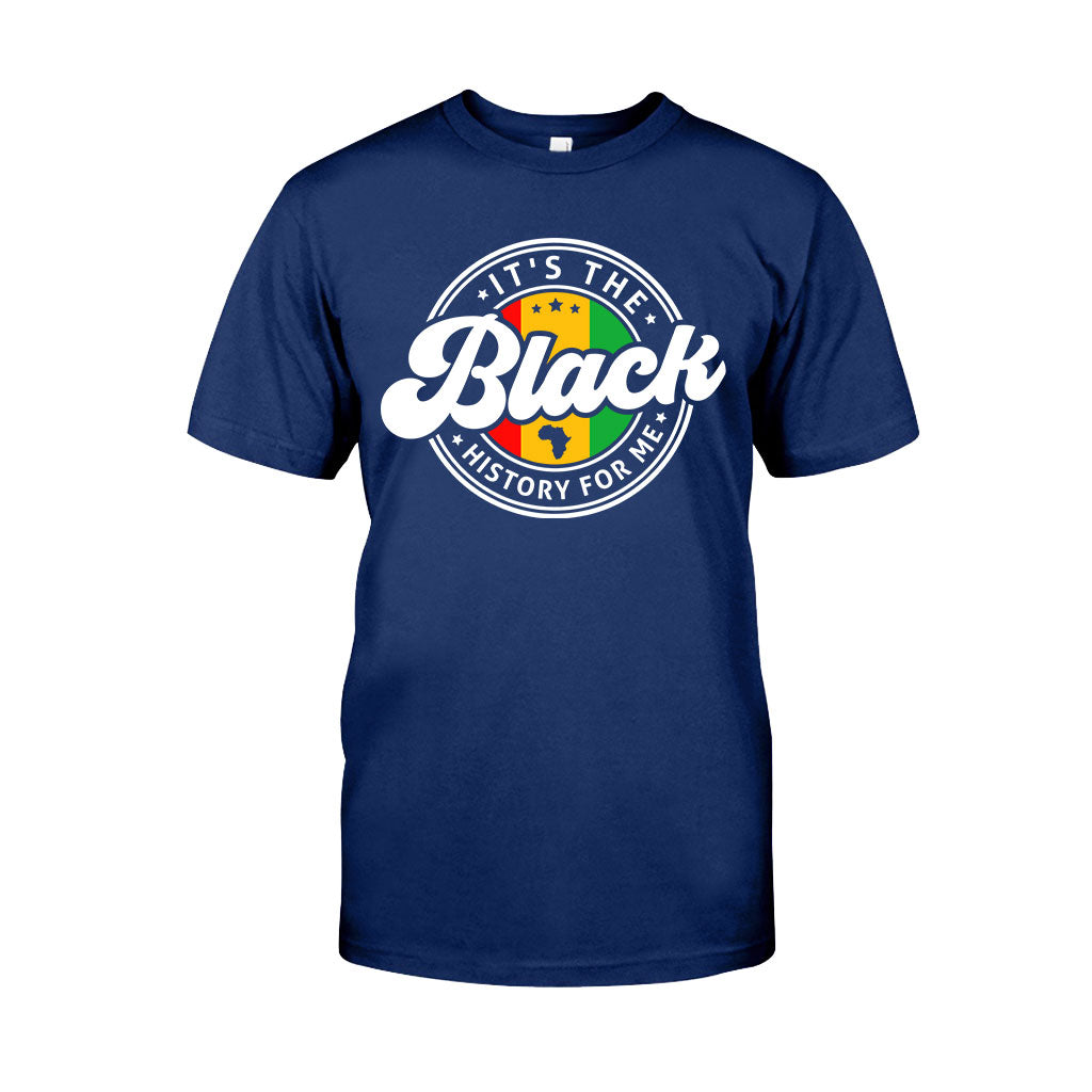 „It's The Black History For Me“ – personalisiertes T-Shirt und Hoodie für Afroamerikaner