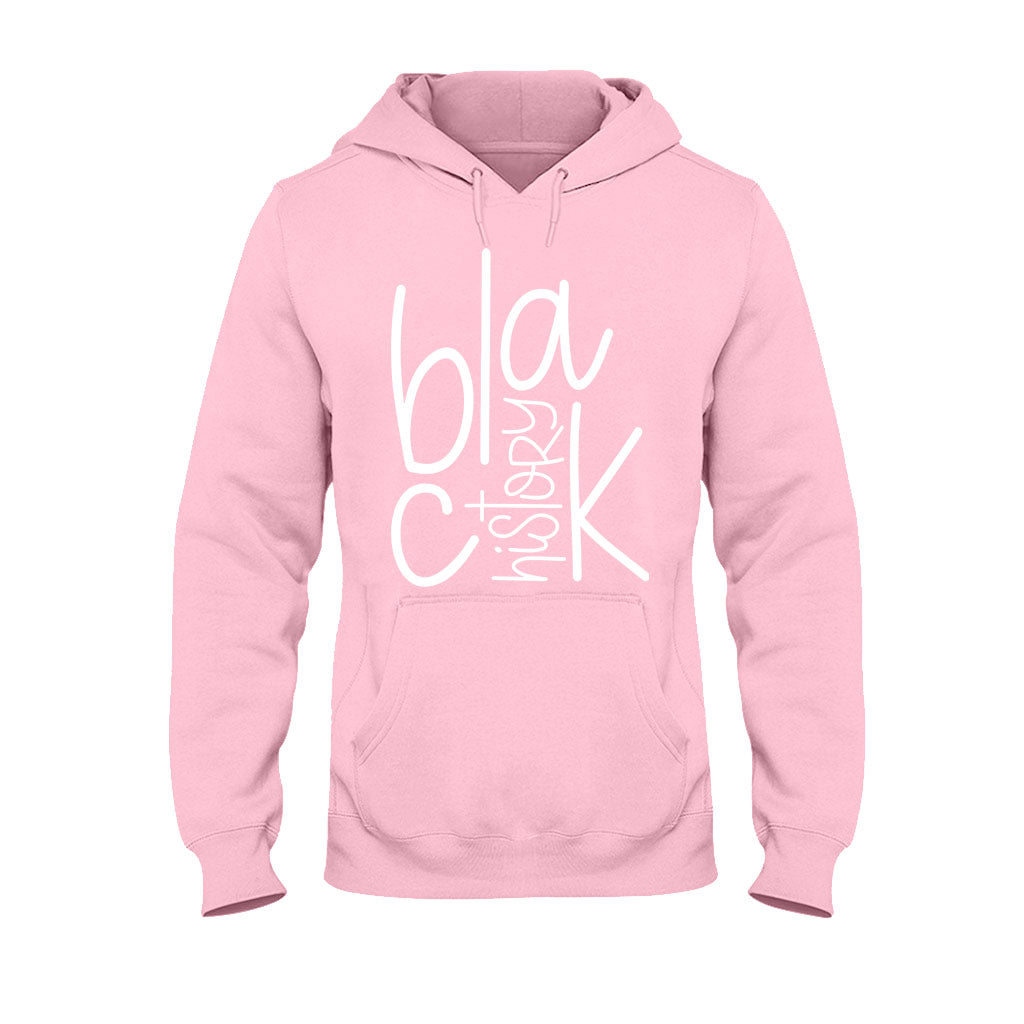 Schwarze Geschichte – Personalisiertes T-Shirt und Hoodie für Afroamerikaner
