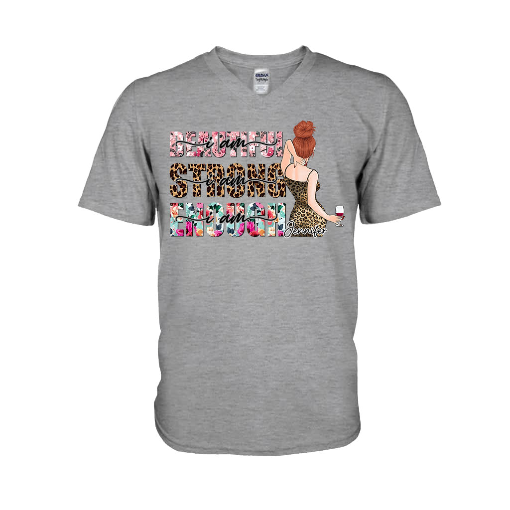 Positive Affirmationen zur Selbstliebe – Personalisiertes T-Shirt und Hoodie