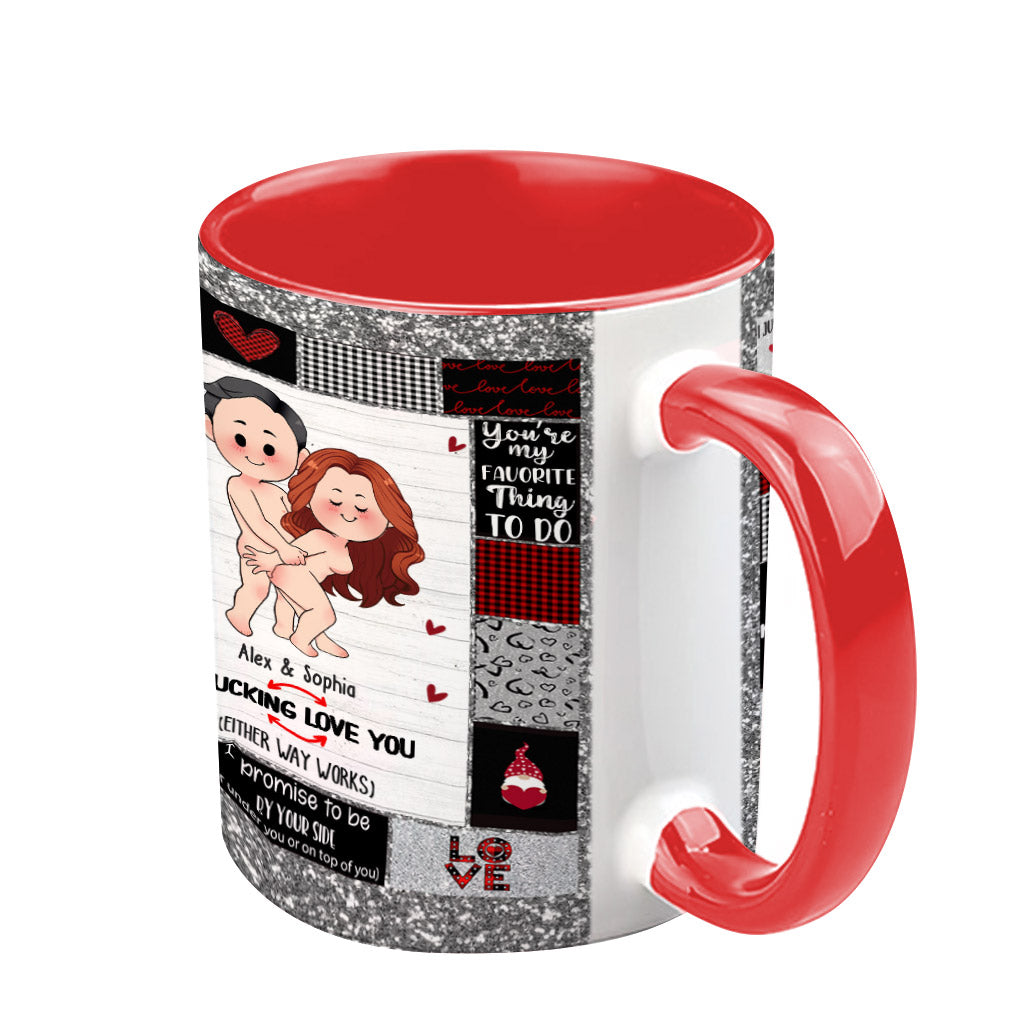 Ich liebe dich – Personalisierte Tasse für Paare