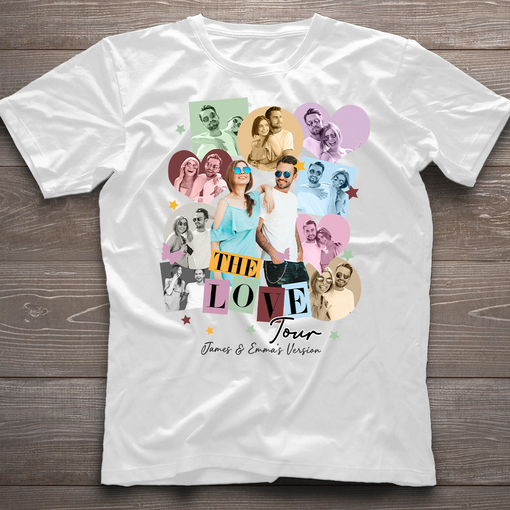 Die Love Tour – Unsere Version – Personalisiertes Partner-T-Shirt und Hoodie