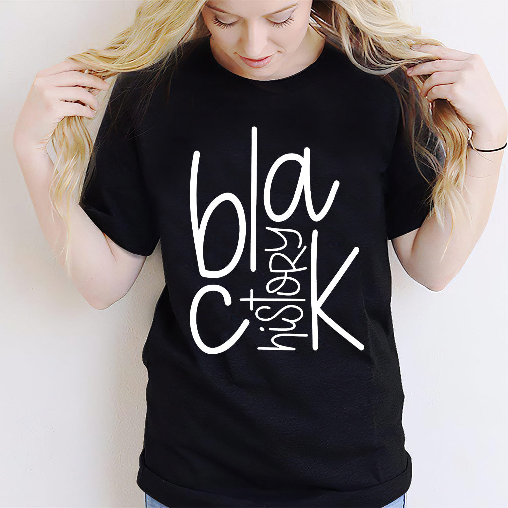 Schwarze Geschichte – Personalisiertes T-Shirt und Hoodie für Afroamerikaner