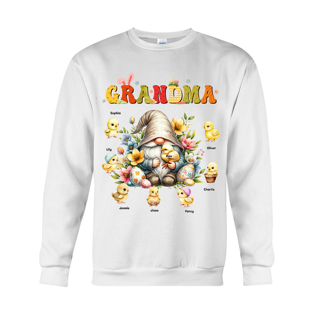 Ostergeschenk für Oma: Wichtel-Motiv – Personalisiertes Oma-T-Shirt und Hoodie