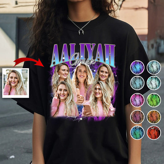 Individueller Text und Fotos – das perfekte Geschenk für jeden Anlass – personalisiertes T-Shirt und Hoodie