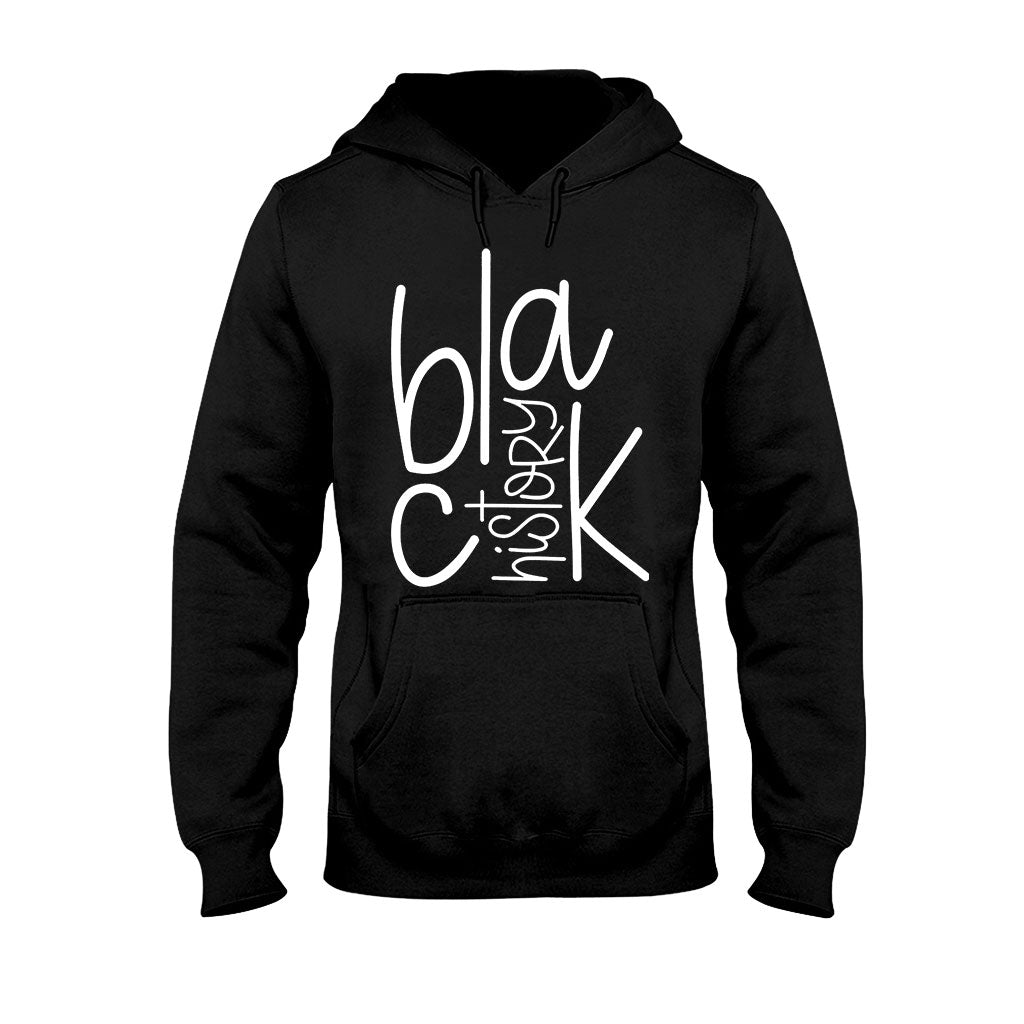 Schwarze Geschichte – Personalisiertes T-Shirt und Hoodie für Afroamerikaner