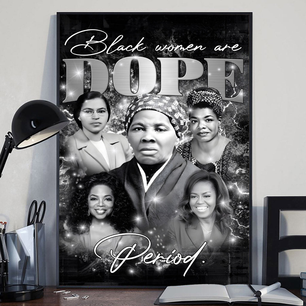 Schwarze Frauen sind großartig! Geschichte – Leinwand und Poster mit afroamerikanischen Motiven