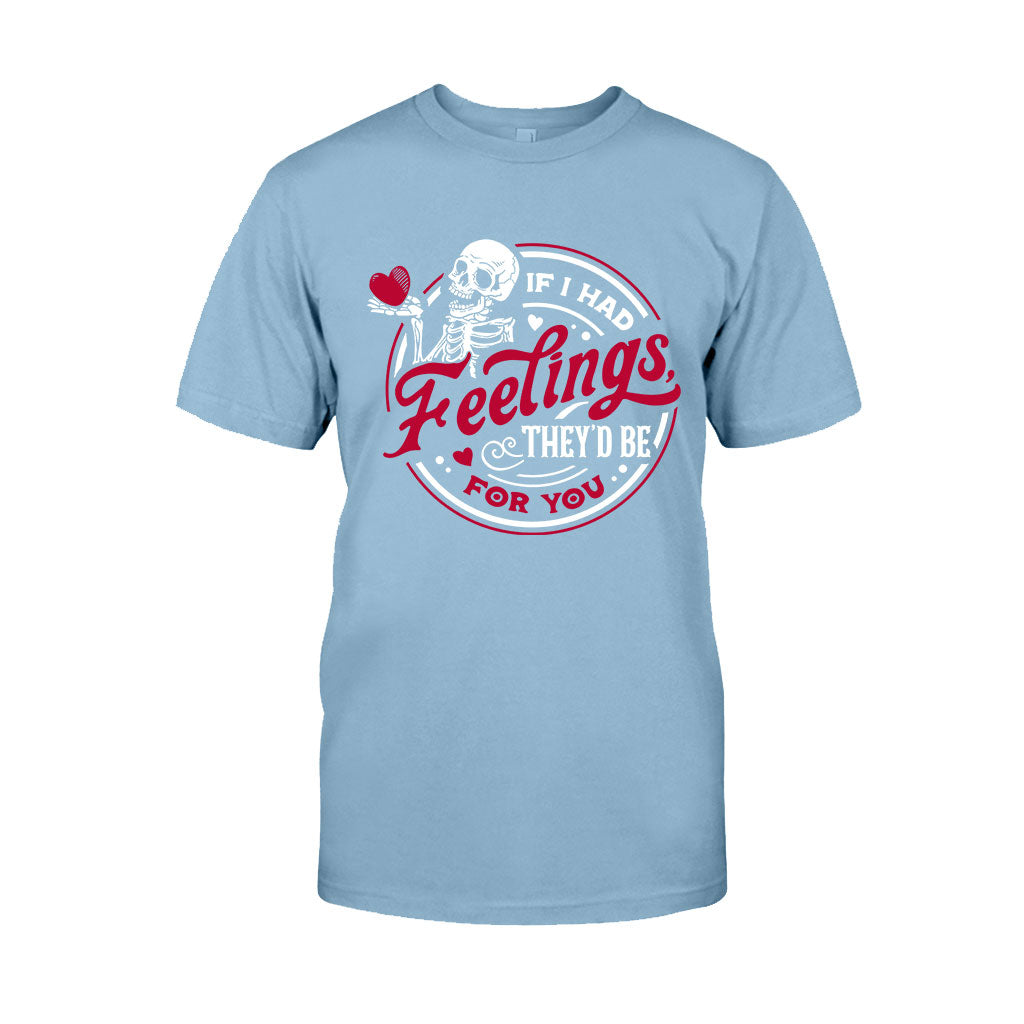 Wenn ich Gefühle für dich hätte – Partner-T-Shirt und Hoodie