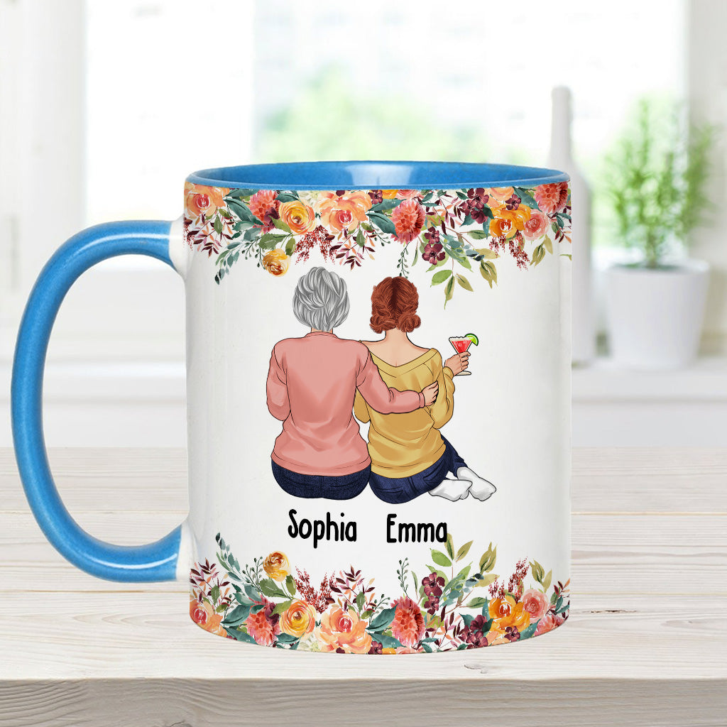 Mutter und Töchter – Personalisierte Tasse mit Muttermotiv