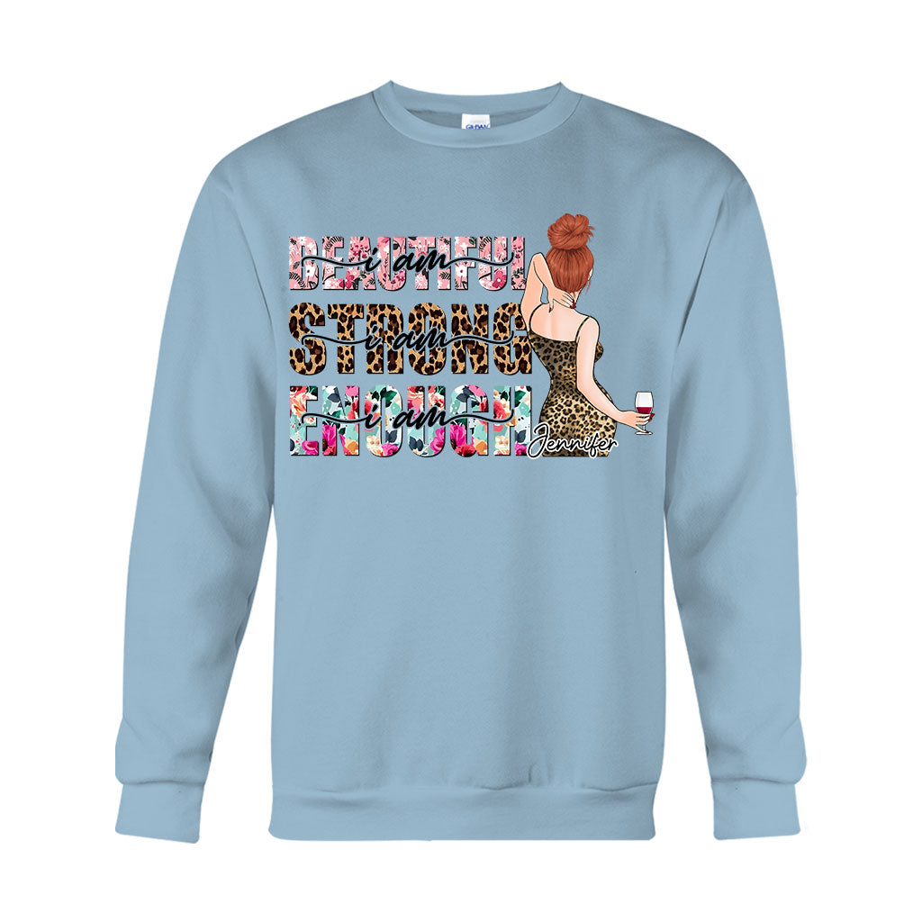 Positive Affirmationen zur Selbstliebe – Personalisiertes T-Shirt und Hoodie
