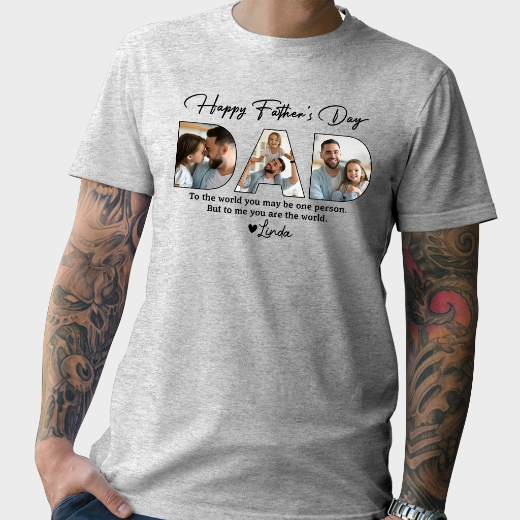 Alles Gute zum Vatertag, Papa! – Personalisiertes Vater-T-Shirt und Hoodie