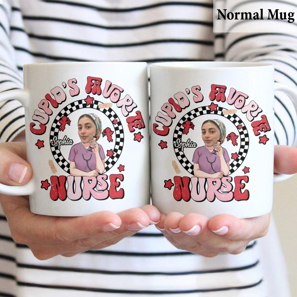 Cupid Lieblingskrankenschwester - Personalisierte Krankenschwester-Tasse