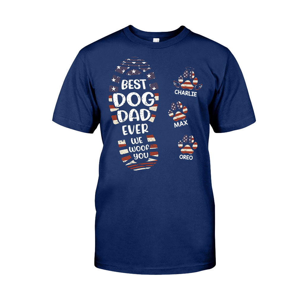 Alles Gute zum Vatertag an den besten Hunde-/Katzenpapa – personalisiertes Vater-T-Shirt und Hoodie