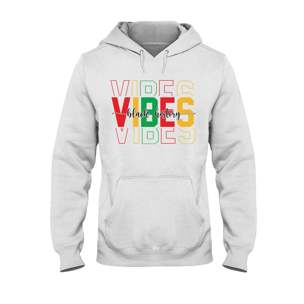 Black History Vibes - Personalized African American T-shirt And Hoodie