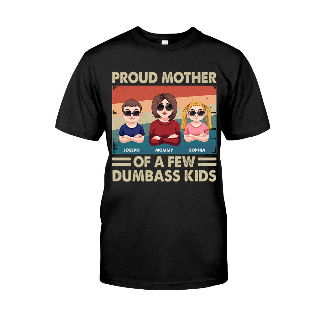 Stolze Mutter mehrerer Kinder – Personalisiertes Mutter-T-Shirt und Hoodie