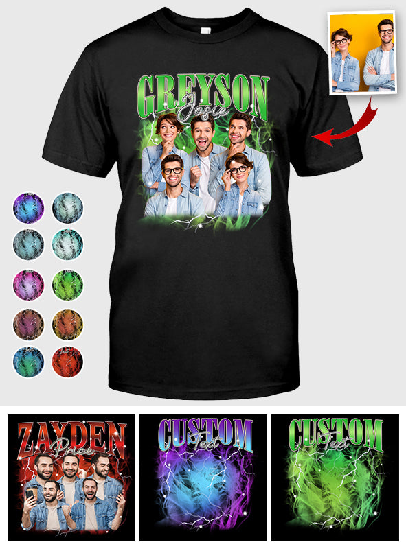 Individueller Text und Fotos – das perfekte Geschenk für jeden Anlass – personalisiertes T-Shirt und Hoodie