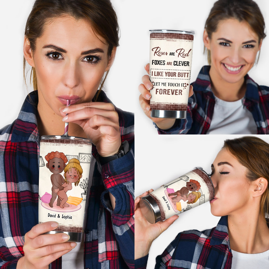 Liebe deinen Po – Personalisierter Partner-Trinkbecher