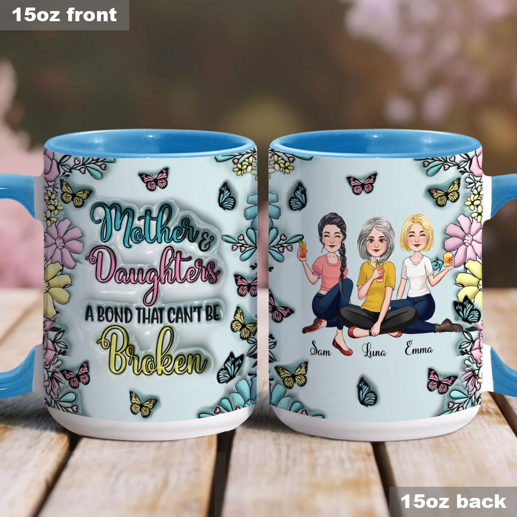 A Bond That Can't Be Broken - Personalized Mother Accent Mug