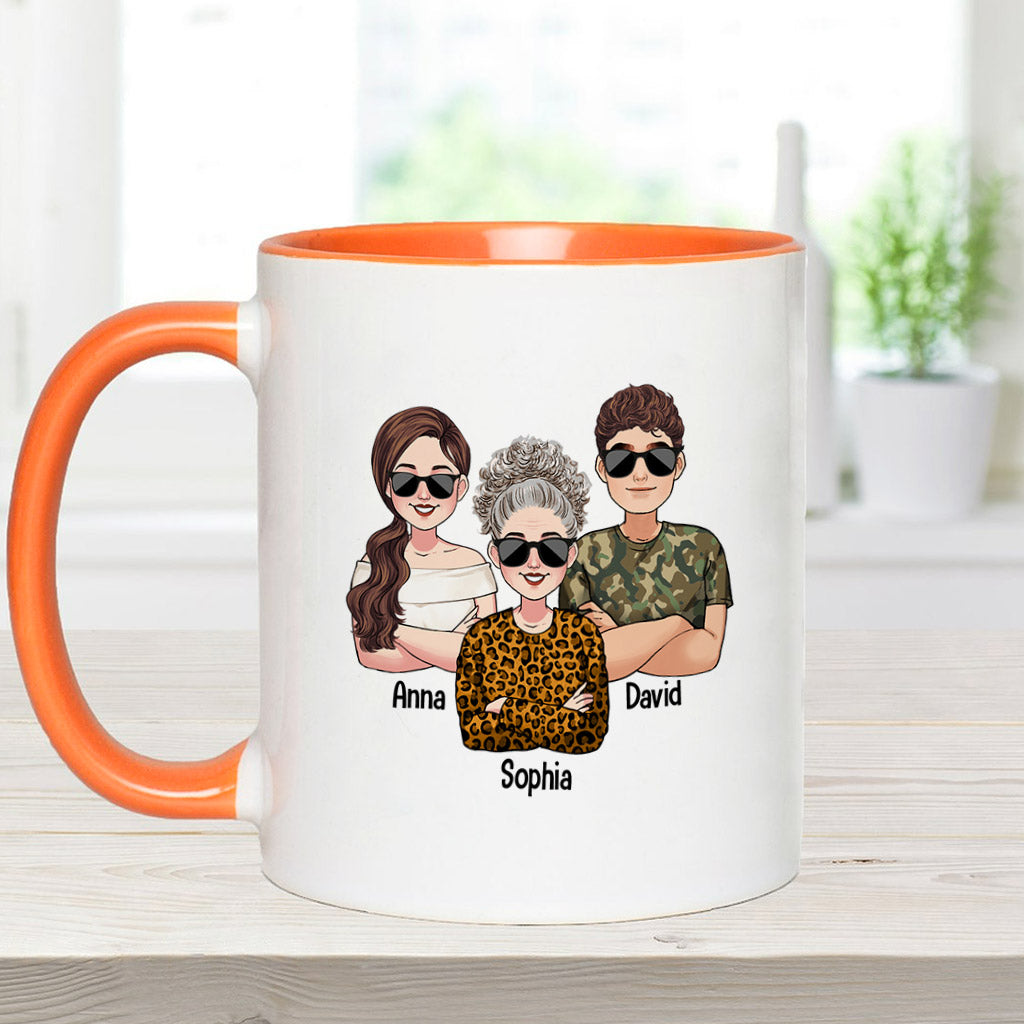 A Mug From Your Son/ Daughter - Personalized Mother Accent Mug