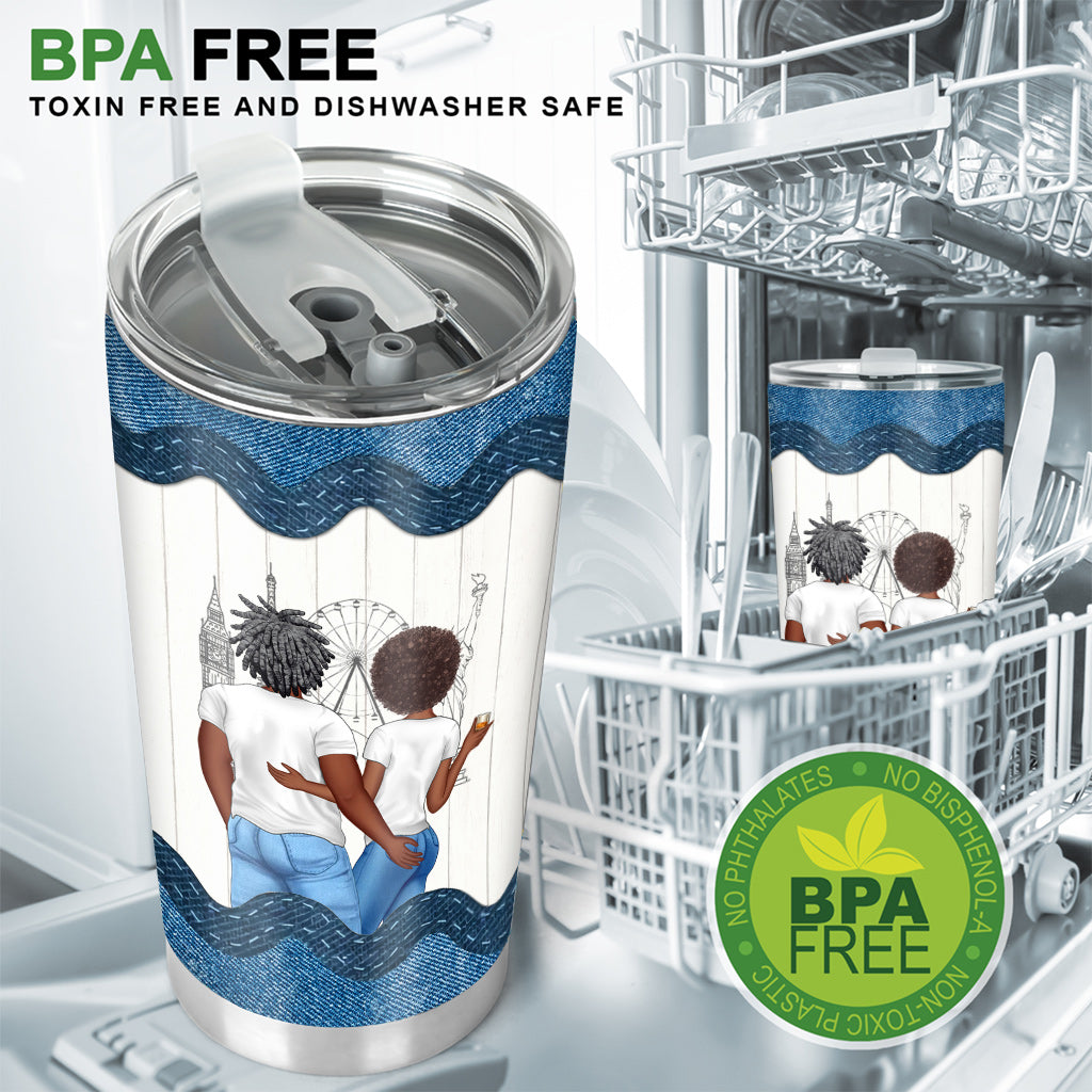 Ours Is My Favorite - Personalized African American Tumbler