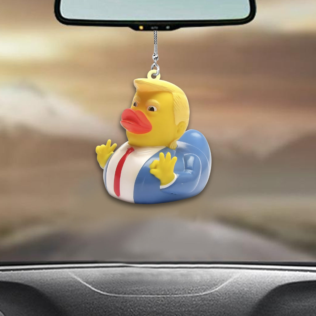 Funny Duck - Car Ornament