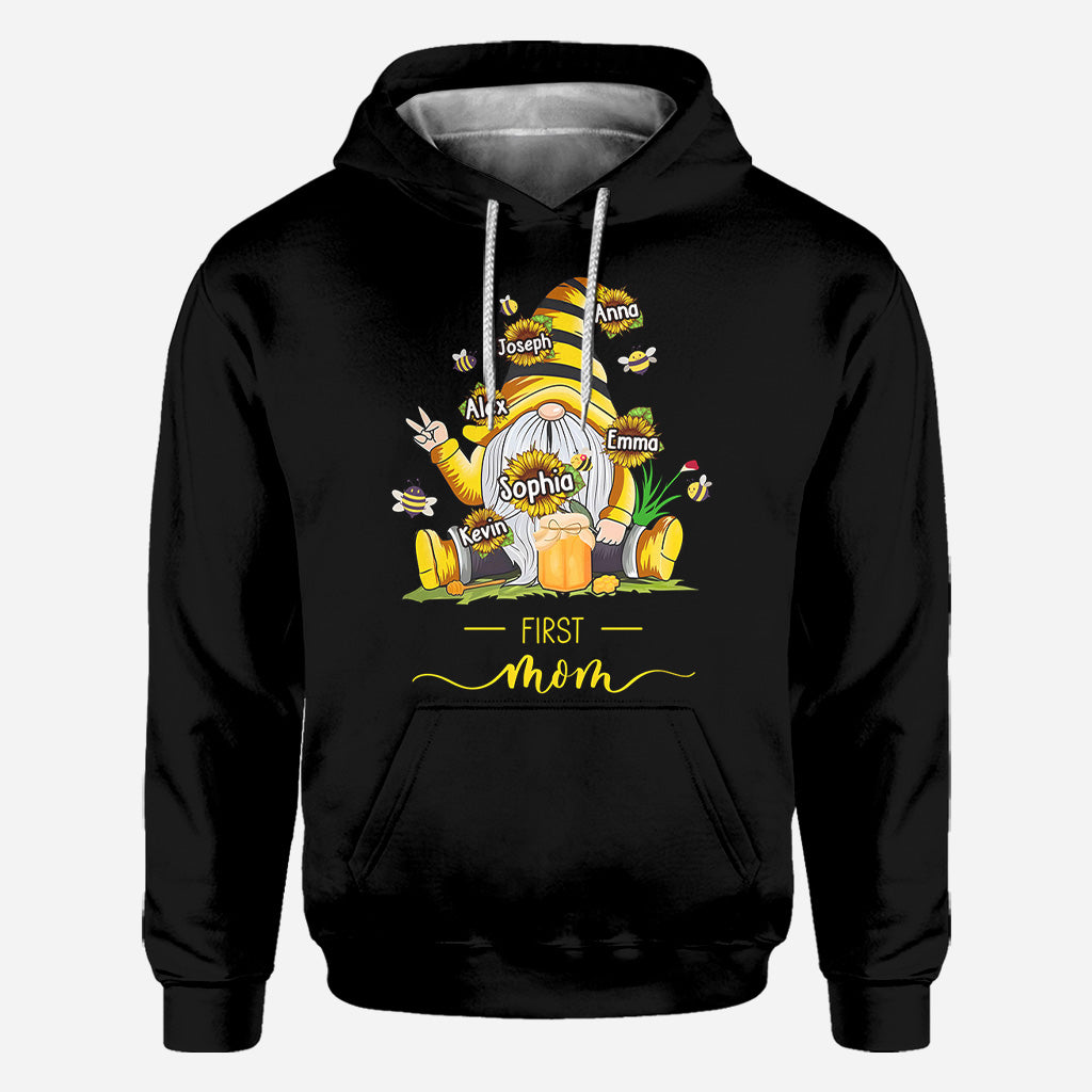 Erst Mutter, jetzt Oma – Personalisiertes Mutter-Shirt mit beliebigem Kindernamen