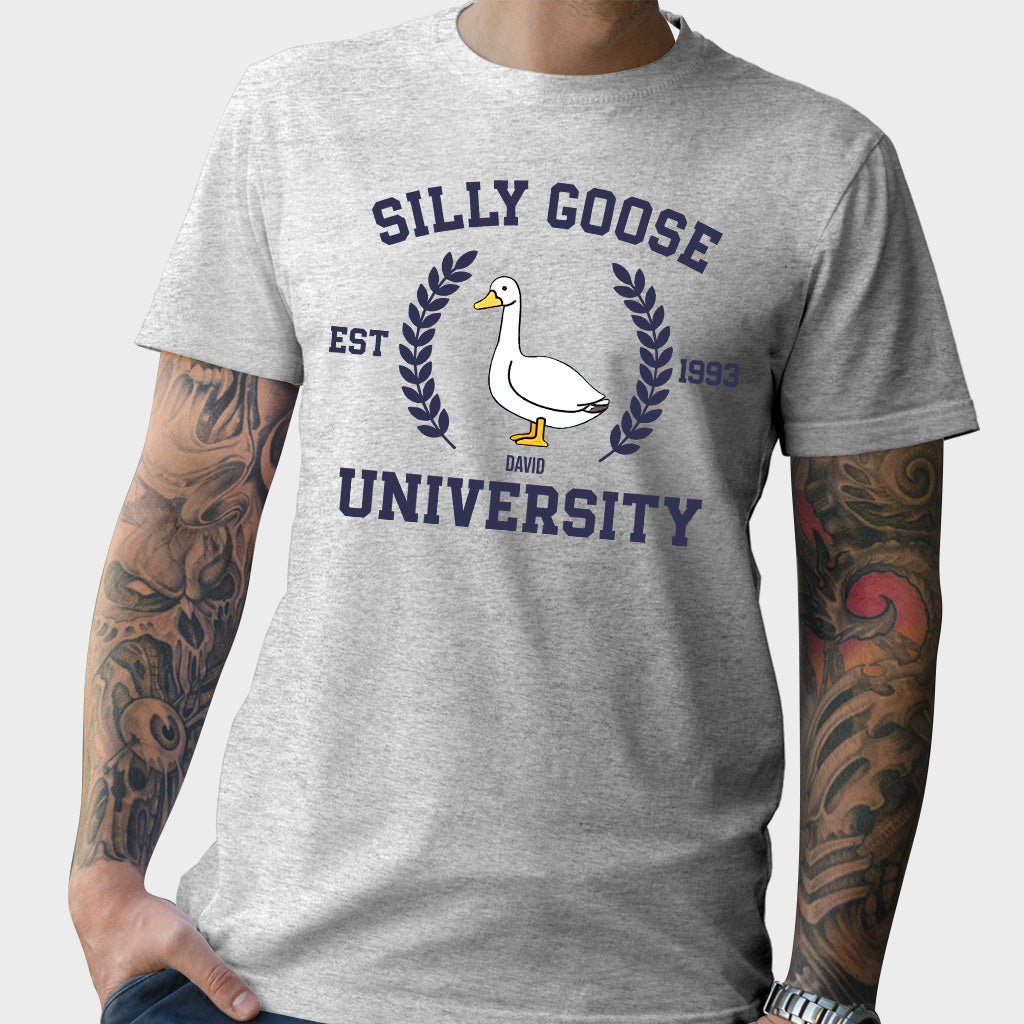 Silly Goose University – Personalisiertes Sarkasmus-T-Shirt und Hoodie