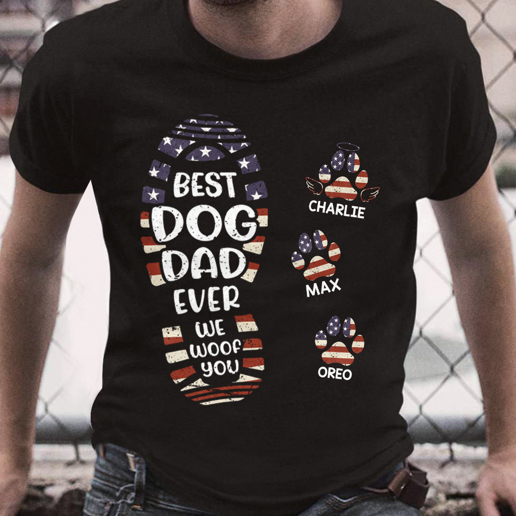 Alles Gute zum Vatertag an den besten Hunde-/Katzenpapa – personalisiertes Vater-T-Shirt und Hoodie