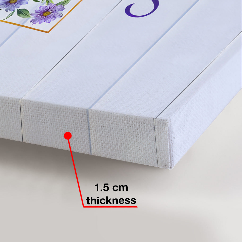 Mutter und Töchter – Personalisierte Leinwand und Poster für Mutter