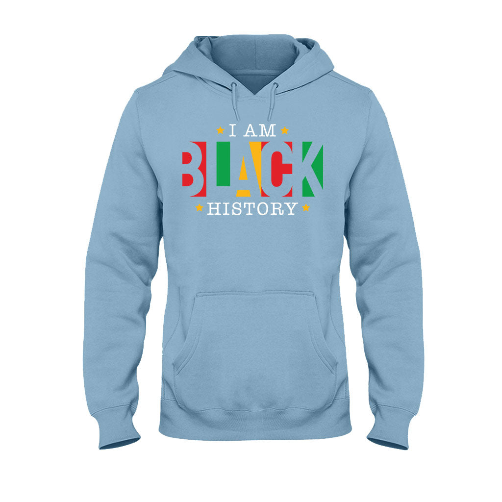 I Am Black History - Personalized African American T-shirt And Hoodie
