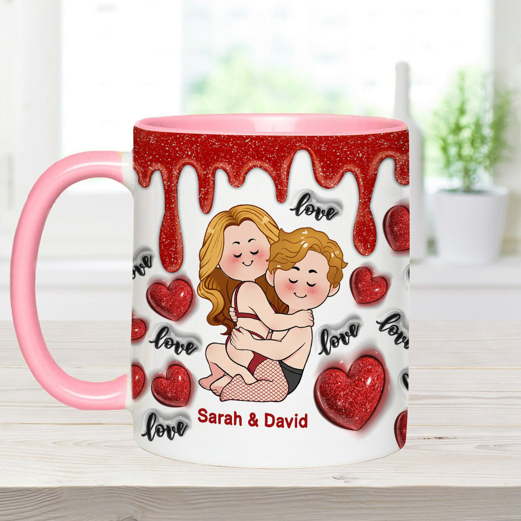 Ich liebe dich – Personalisierte Tasse für Paare
