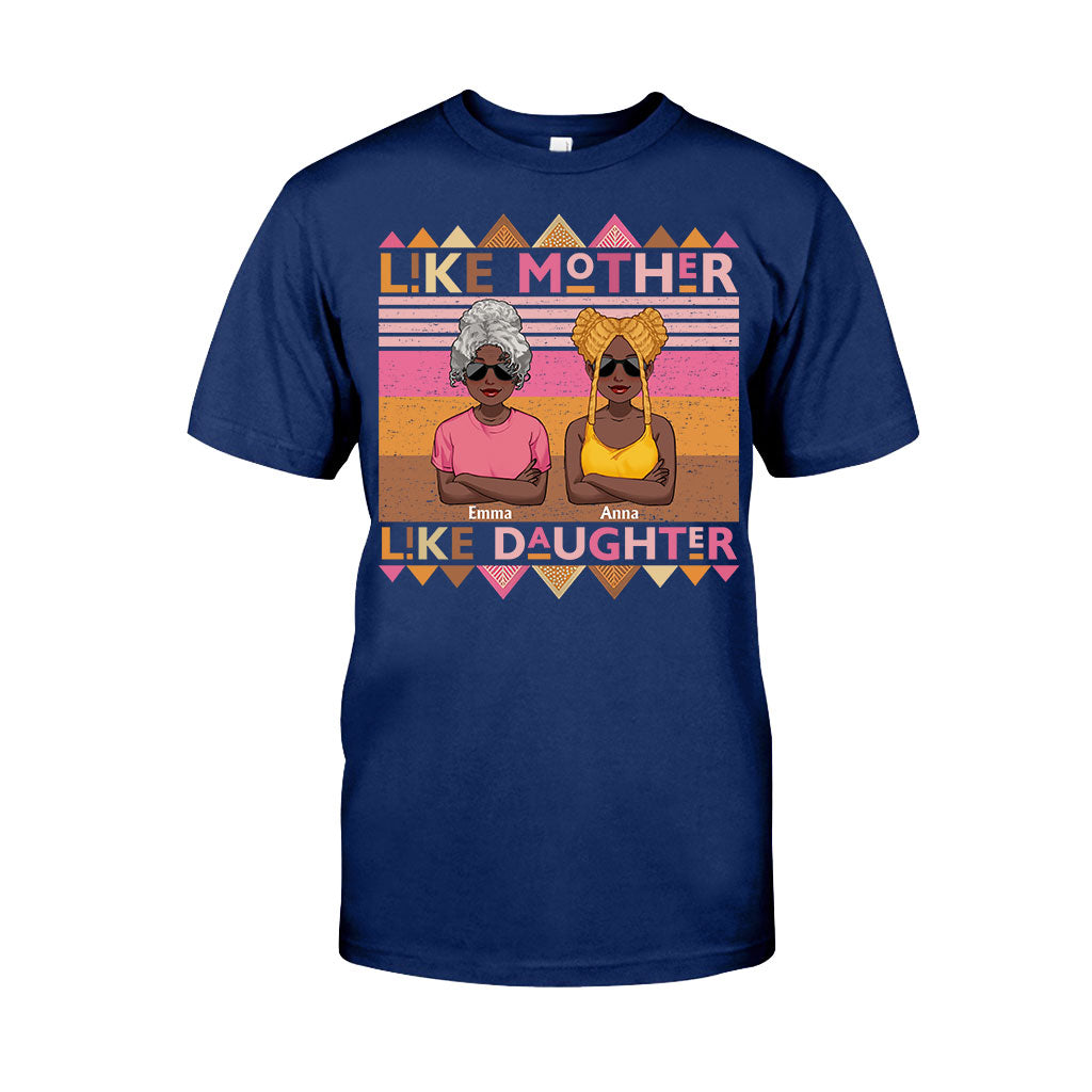 Wie die Mutter, so die Tochter – Personalisiertes T-Shirt und Hoodie für Afroamerikanerinnen