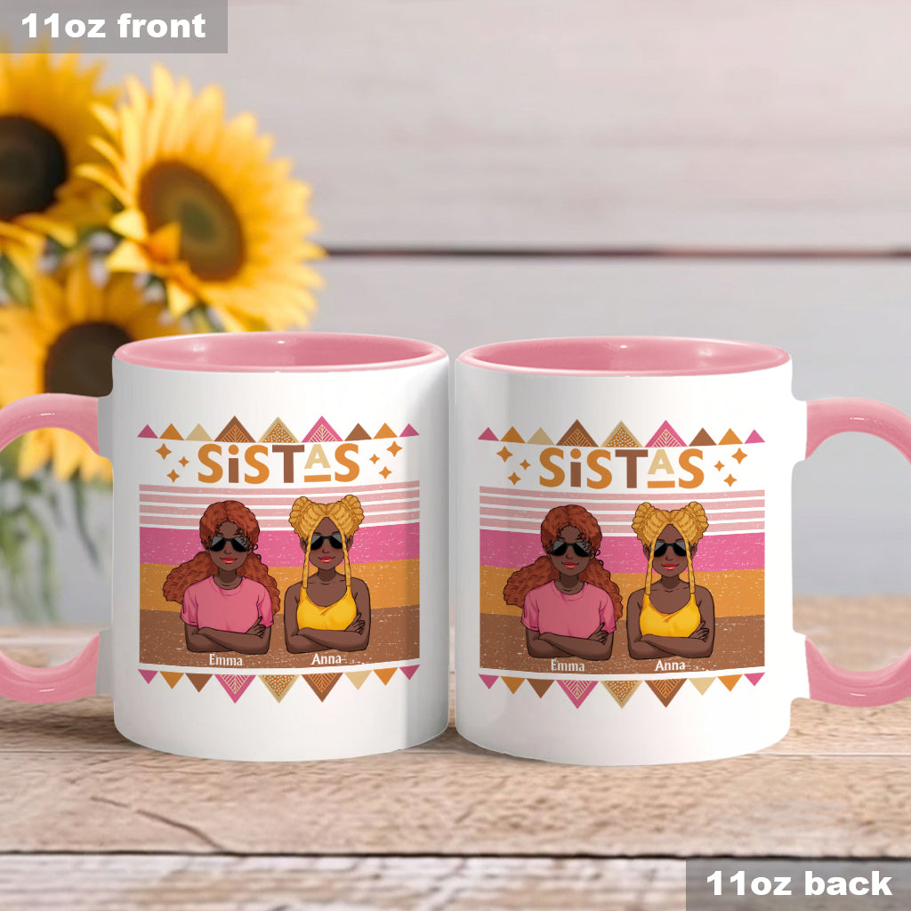 Black Girl Magic - Personalized African American Accent Mug