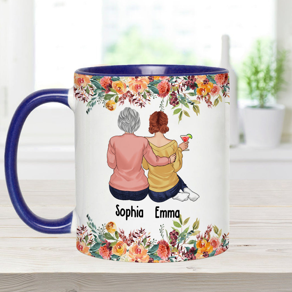 Mutter und Töchter – Personalisierte Tasse mit Muttermotiv