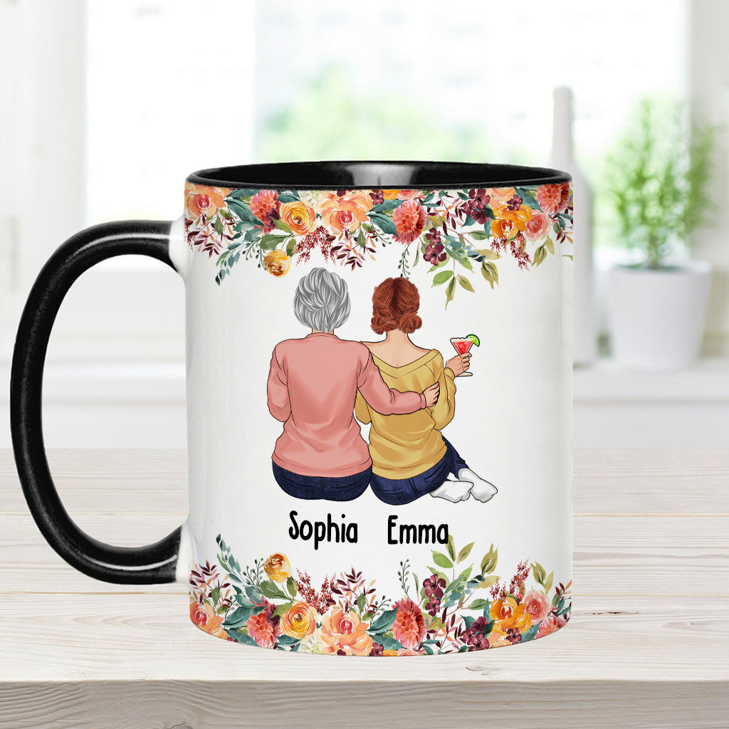 Mutter und Töchter – Personalisierte Tasse mit Muttermotiv