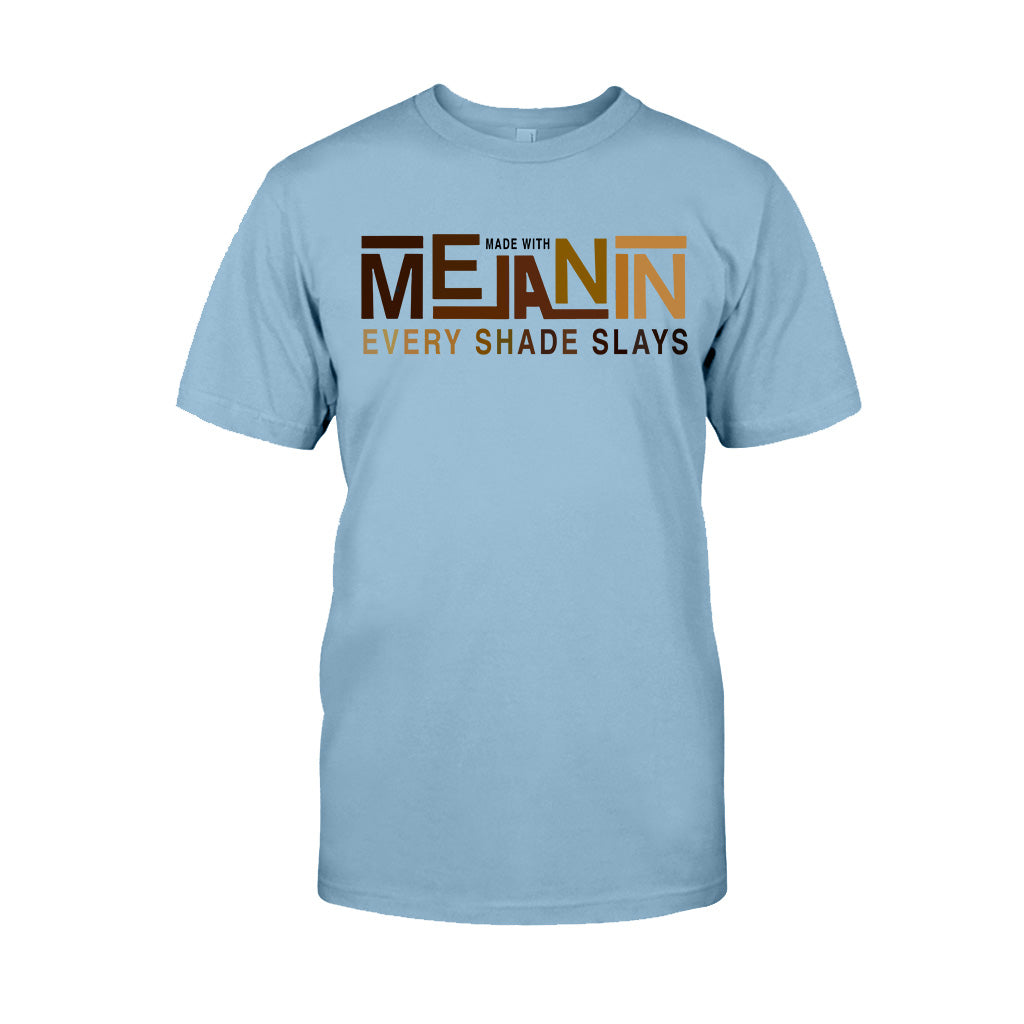 Hergestellt mit Melanin – T-Shirt und Hoodie für Afroamerikaner