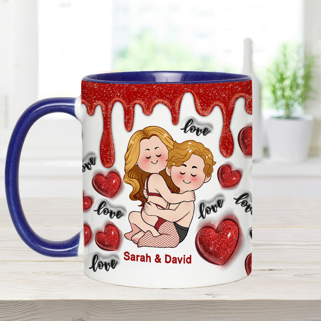 Ich liebe dich – Personalisierte Tasse für Paare