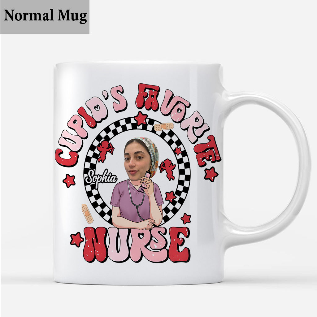 Cupid Lieblingskrankenschwester - Personalisierte Krankenschwester-Tasse