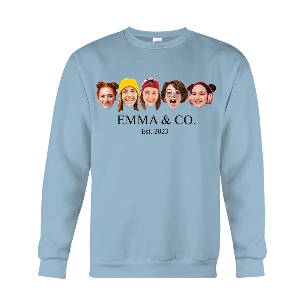 Besties & Co. Face Custom – Personalisiertes Bestie-T-Shirt und Hoodie