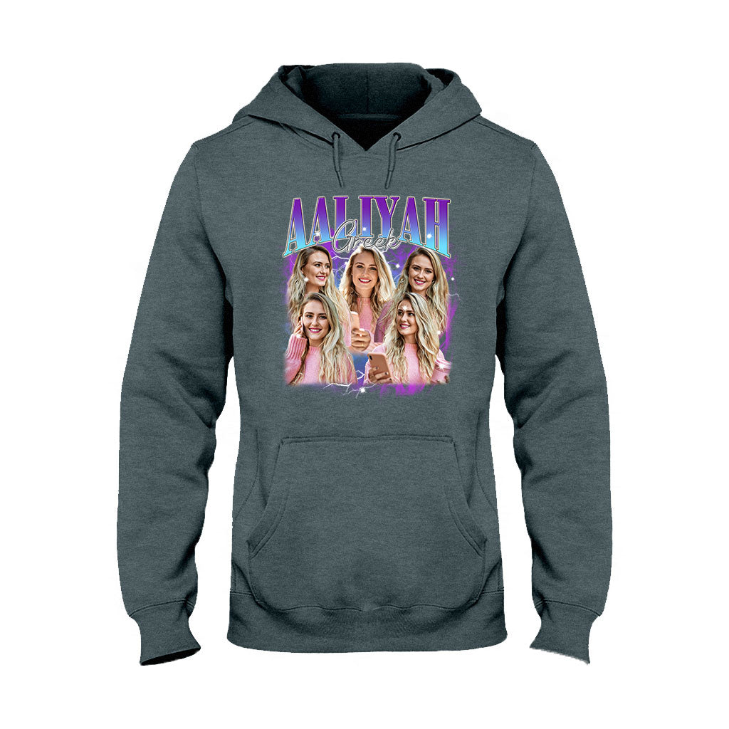 Individueller Text und Fotos – das perfekte Geschenk für jeden Anlass – personalisiertes T-Shirt und Hoodie