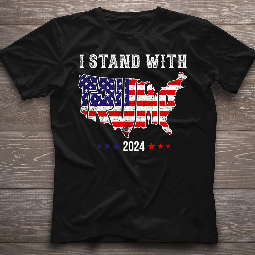 Ich stehe zu Trump – T-Shirt und Hoodie