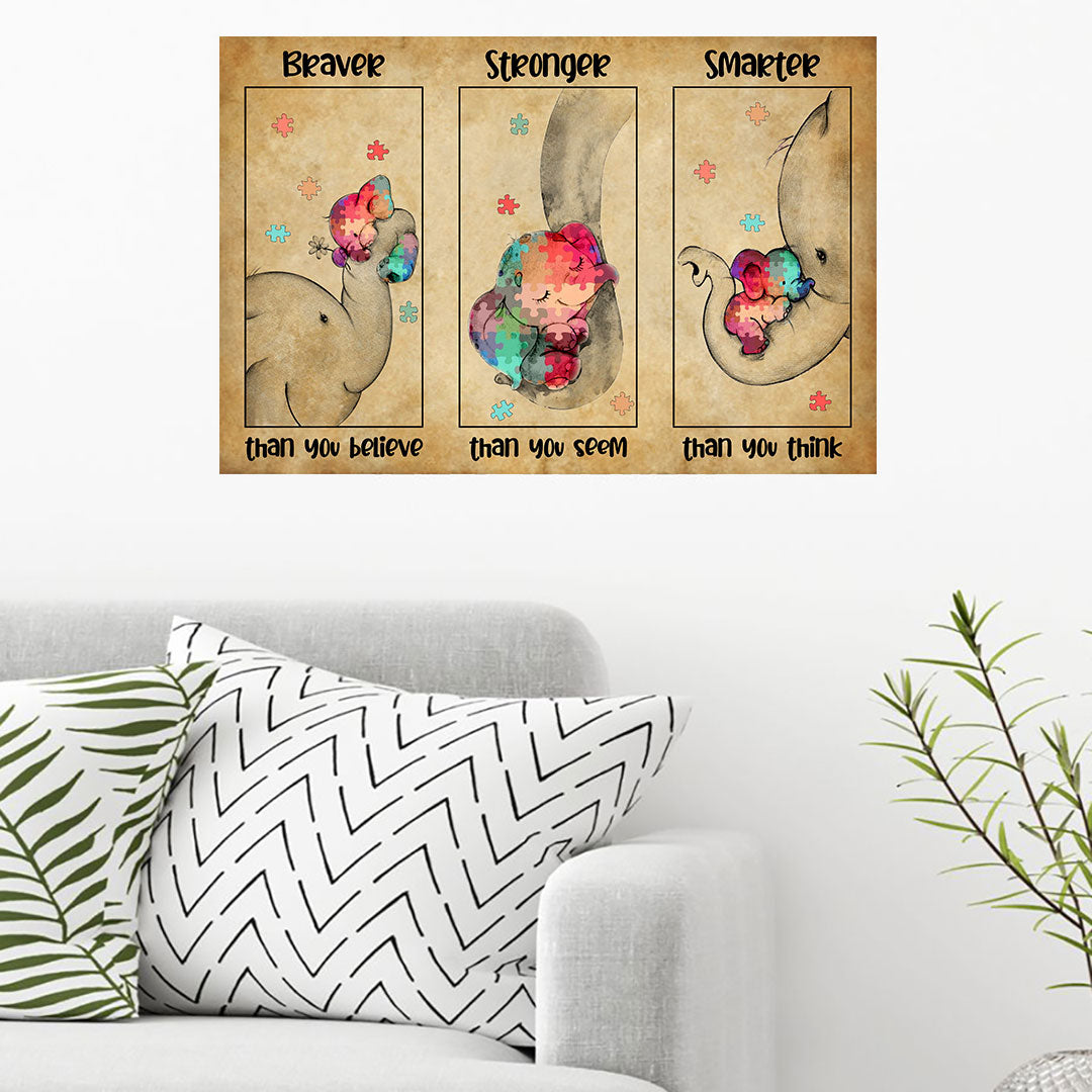 Mutiger als du glaubst – Poster zur Sensibilisierung für Autismus