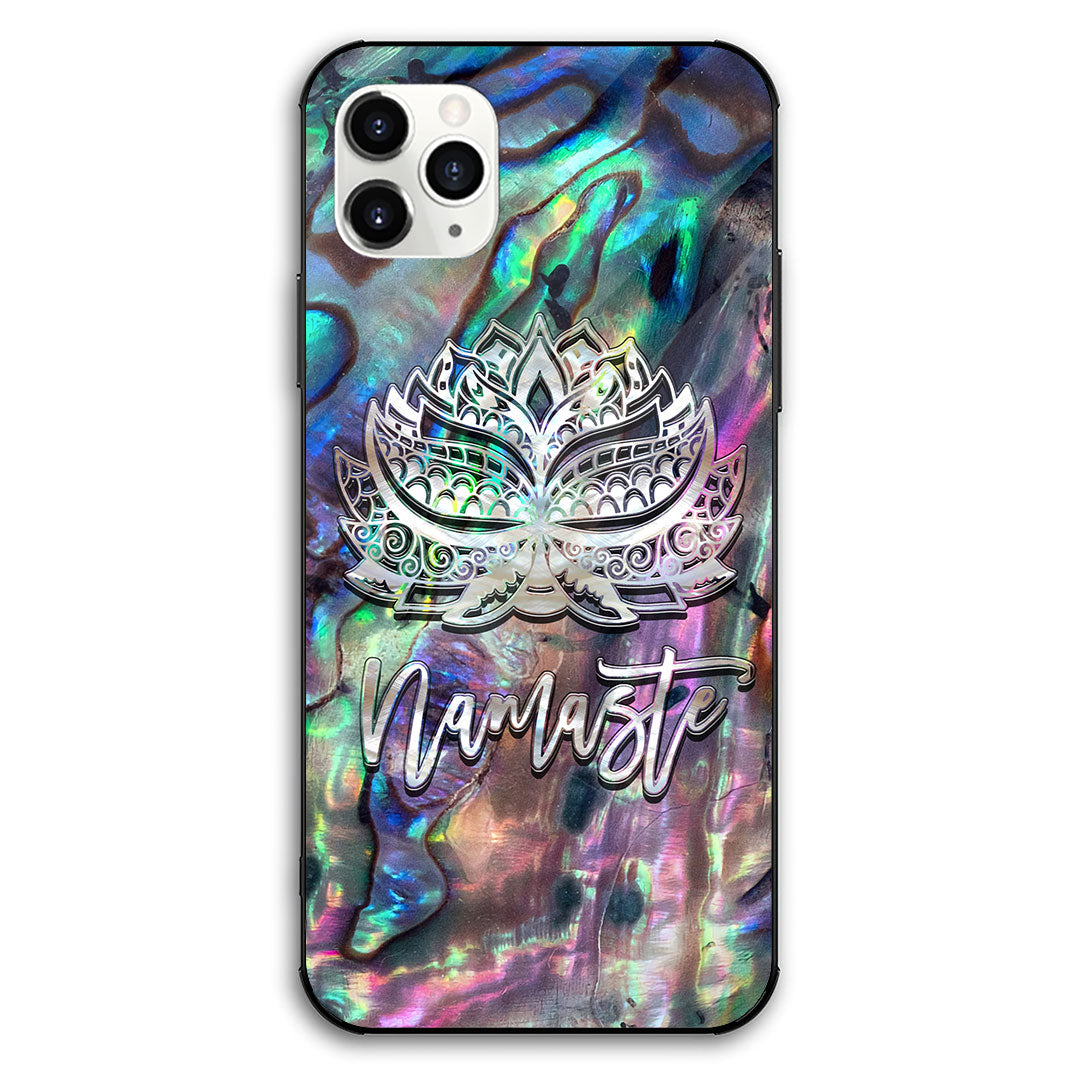 Namaste Seashell Pattern Print Phone Case