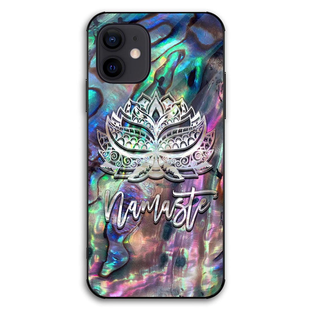 Namaste Seashell Pattern Print Phone Case