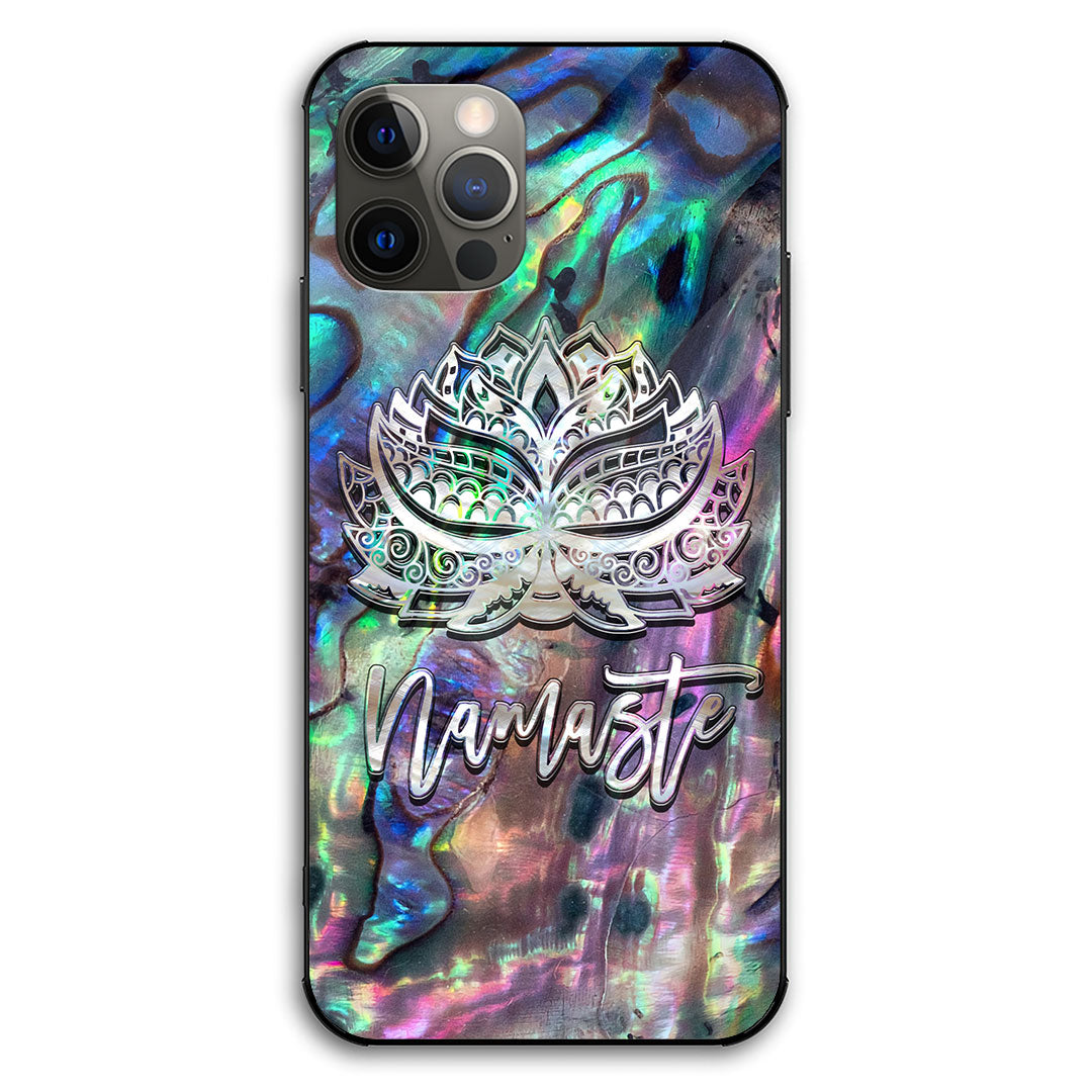 Namaste Seashell Pattern Print Phone Case