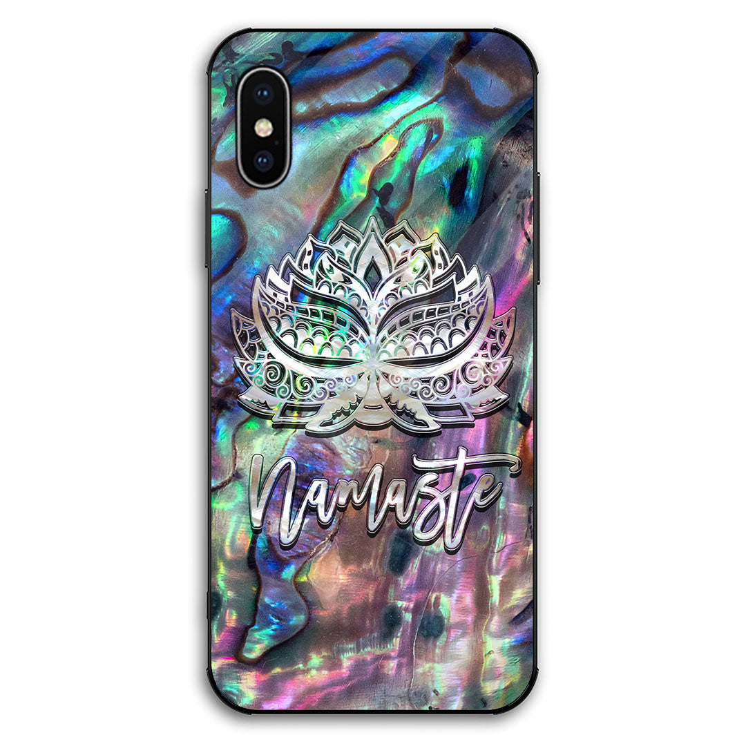 Namaste Seashell Pattern Print Phone Case
