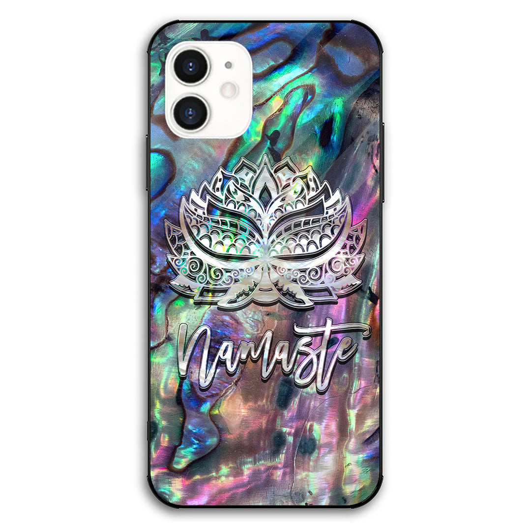 Namaste Seashell Pattern Print Phone Case