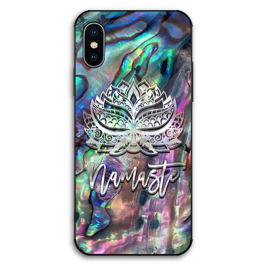 Namaste Seashell Pattern Print Phone Case