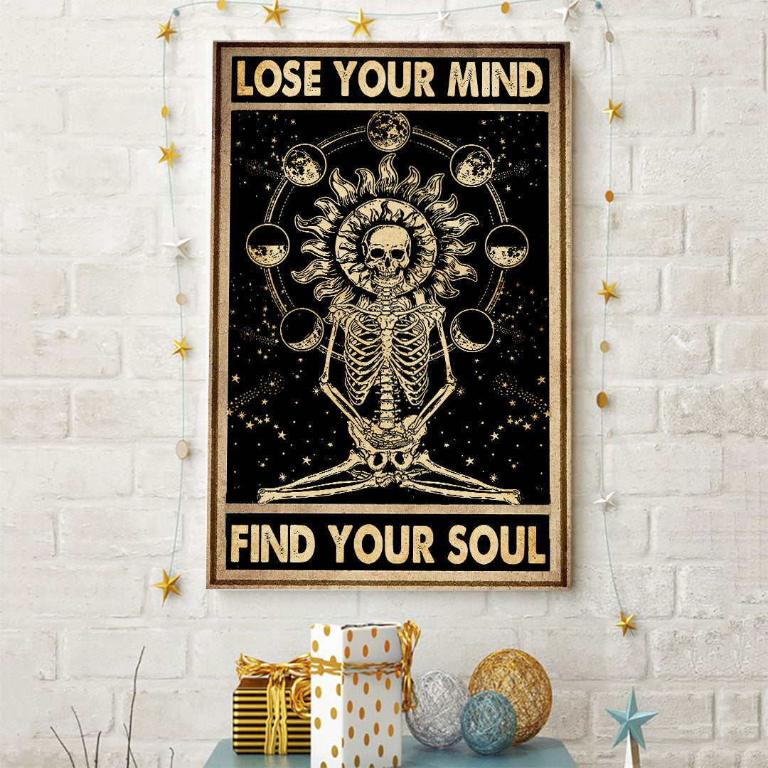 Poster: Verliere den Verstand, finde deine Seele