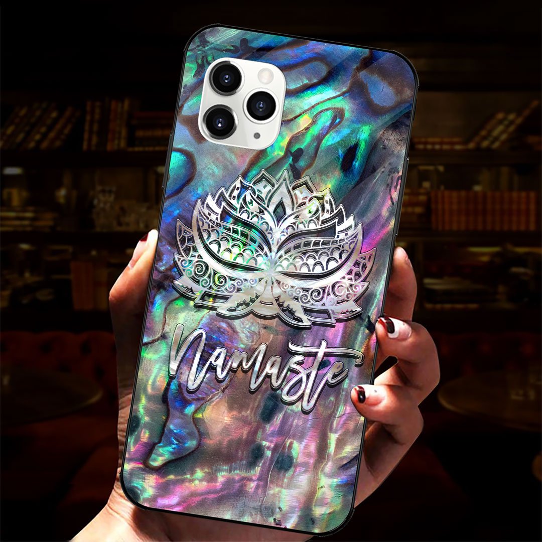 Namaste Seashell Pattern Print Phone Case