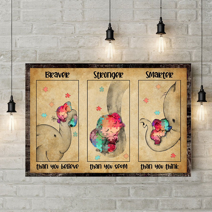 Mutiger als du glaubst – Poster zur Sensibilisierung für Autismus